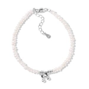 Metal Women's Natural Freshwater Pearl Bracelet