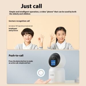 Zhou Shi Wireless Wifi HD Indoor Home Camera Intelligent Security Monitoring Remote Large Screen AI Gesture Recognition