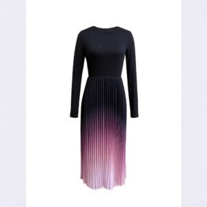 European And American Ombre Dress