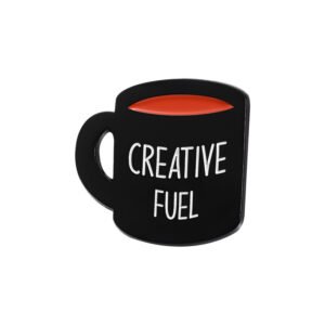 Creative Cartoon Coffee Drink Cup Alloy Brooch