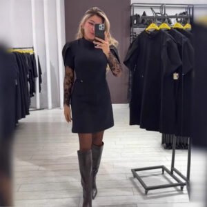 Womens Stylish And Elegant Lace-embellished Sexy Dress