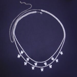 Micro Inlay Rhinestones Multi-layer Body Chains Temperament
