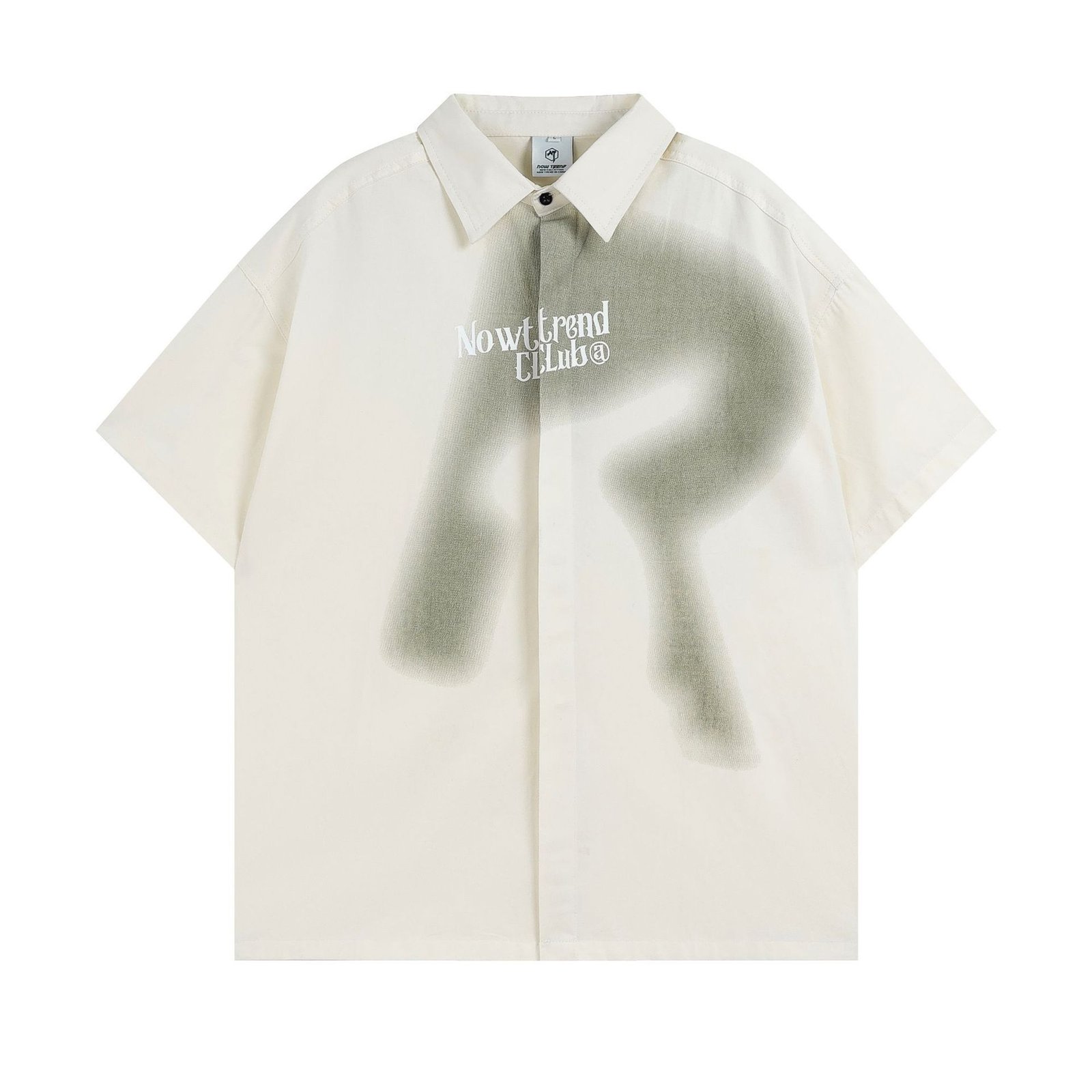 European Hip Hop Letter Short Sleeve Shirt For Men And Women - Image 7