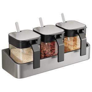 Seasoning Box Storage Rack Combination Suit