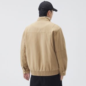 Retro Heavyweight Cotton Warm Stand-collar Jacket