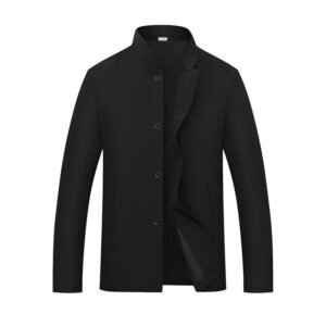 Thickened Mens Outerwear For Fall And Winter Casual Style For Middle-aged Men