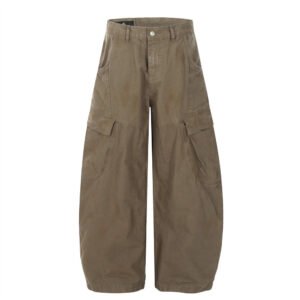 Trendy Multi-pocket Casual Wide-leg Pants Trousers