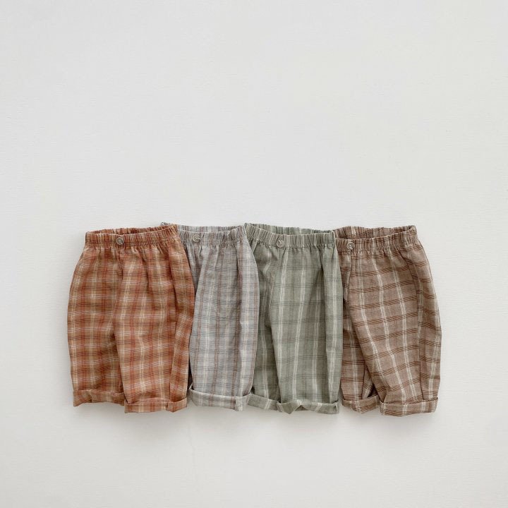 Men's Treasure Babies' Trousers Plaid Pants Leisure - Image 2