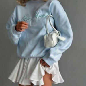 Stylish, Personalized American Retro Sweatshirt With A Distinctive Print Design