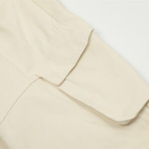 Loose Cargo Trousers Men Fashion Brands Knee Pleated