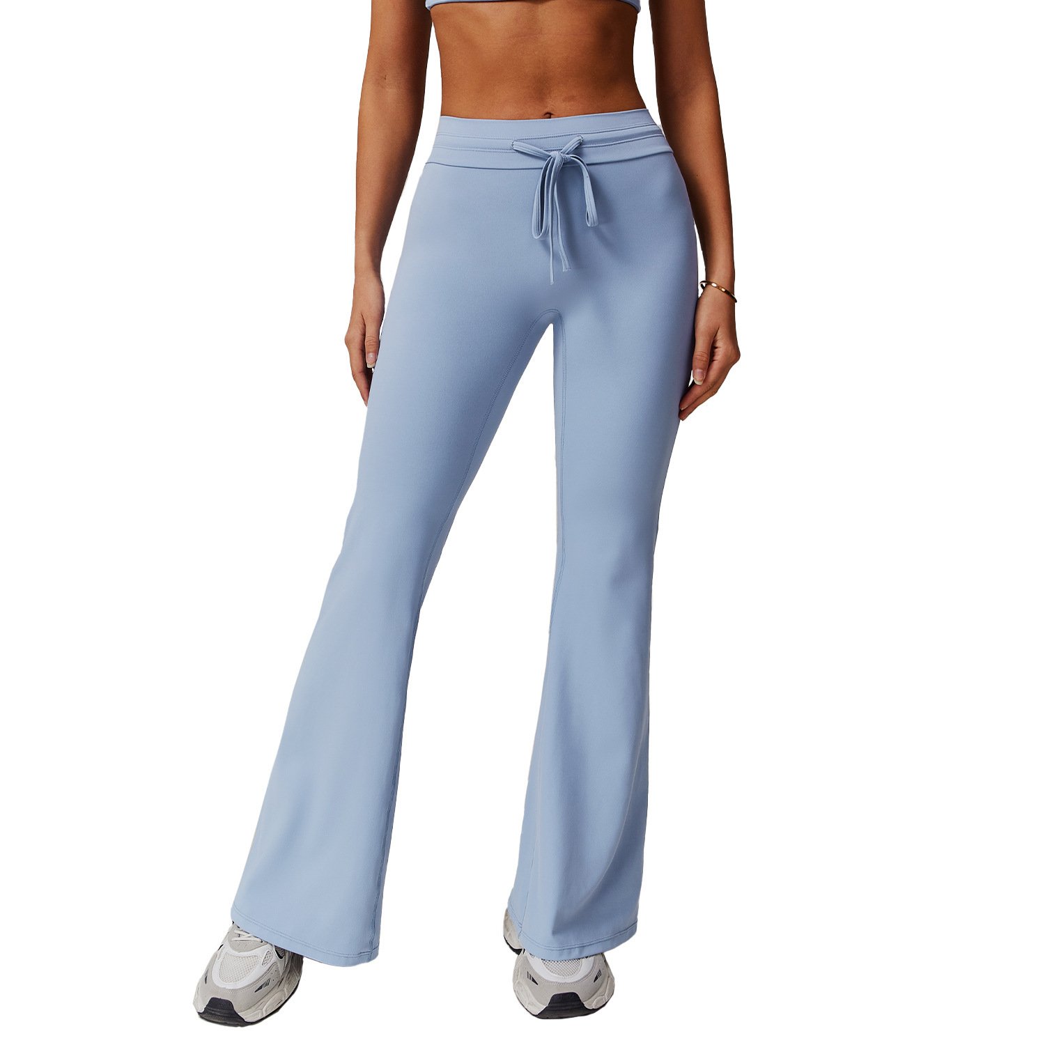 High Waist Hip Lift Yoga Bell-bottom Pants Belly Contracting - Image 2