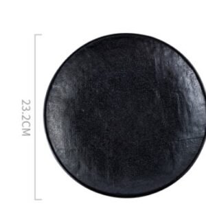 Ceramic Plate Sushi Home Round Western Food Steak Plate