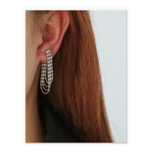 Fashionable Temperament Ins Personalized New Tassel Earrings