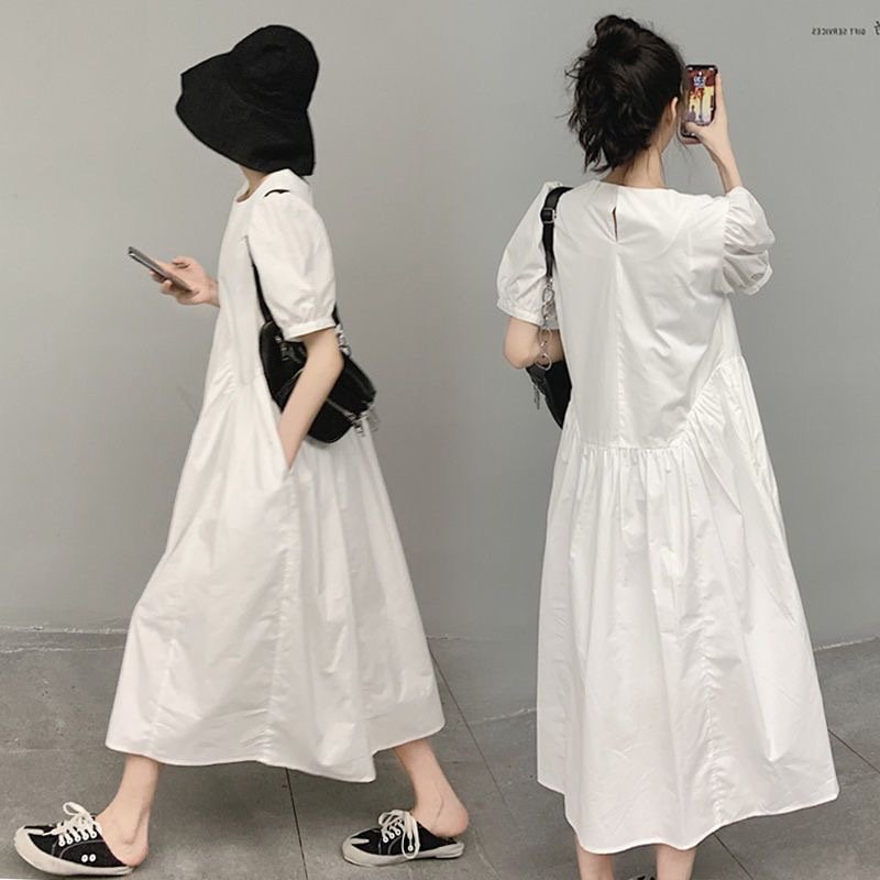 Women's Fashion Casual Short Sleeve Dress - Image 3