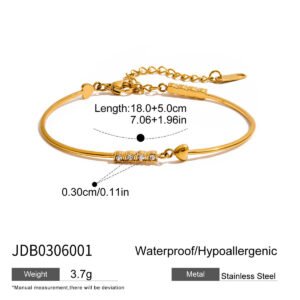 Stainless Steel Drip Oil Love Bracelet