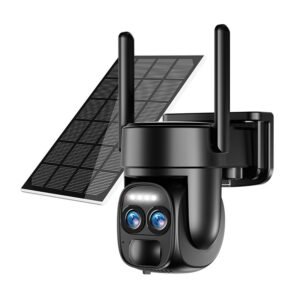Solar 8x Zoom Camera Surveillance 4Gwifi Full Color Night Vision