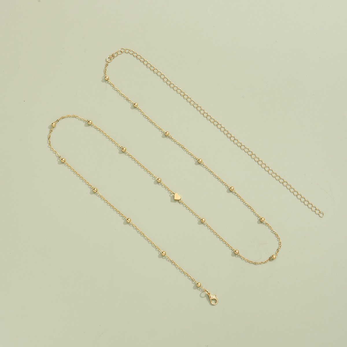 Creative And Fashionable Heart-shaped Bead Waist Chain, Golden Alloy Waist Chain For Women, Summer Accessory. - Image 4