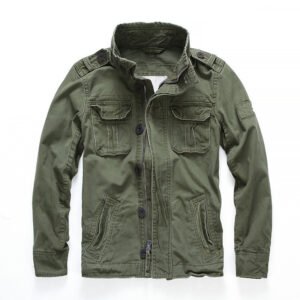 Men's Jacket Autumn Military Workwear Outdoor Mountaineering Denim Coat