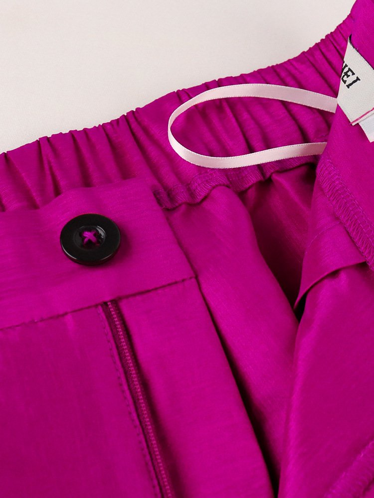 Women's High Waist Loose Ruffled Casual Wide Leg Pants - Image 4