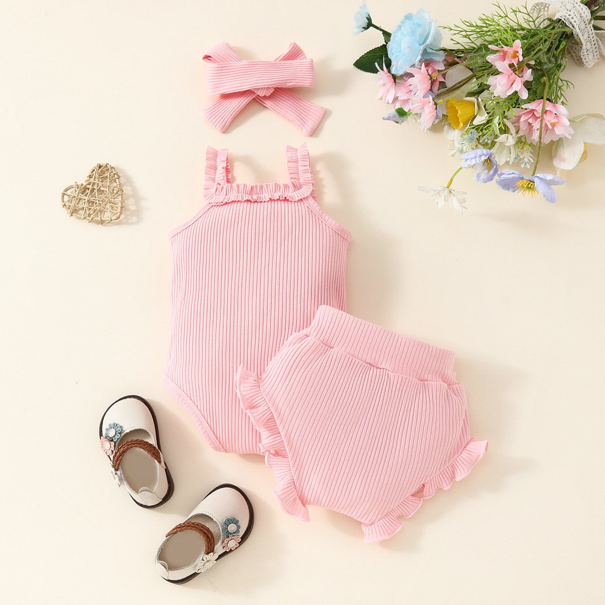 Girls Summer Summer Sling Romper - Image 2
