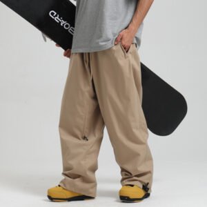 New Loose Single-board Windproof Waterproof Breathable Wide-leg Work Pants