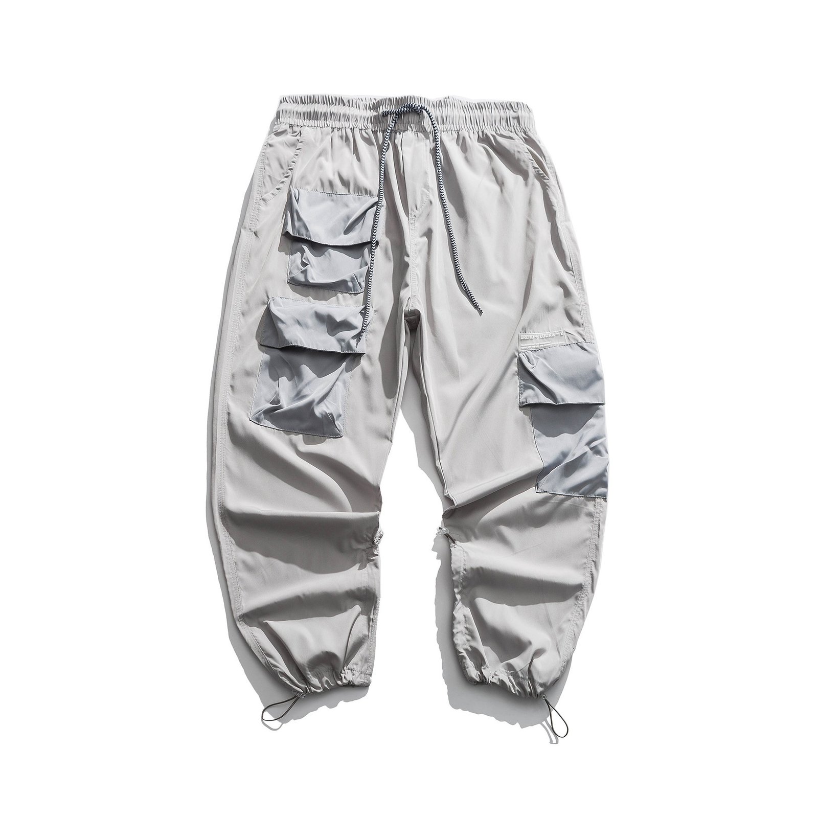 Personalized Functional Tooling Multi-pocket Loose-fitting Track Pants - Image 4