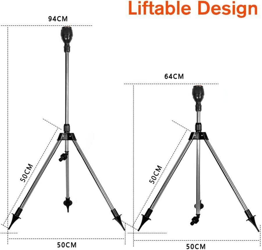 Retractable Automatic Rotating Sprinkler Tripod Irrigation Artifact - Image 6