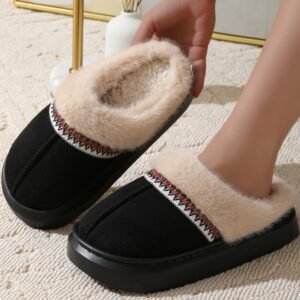 Fluffy Slippers Autumn And Winter Thick Bottom Outdoor