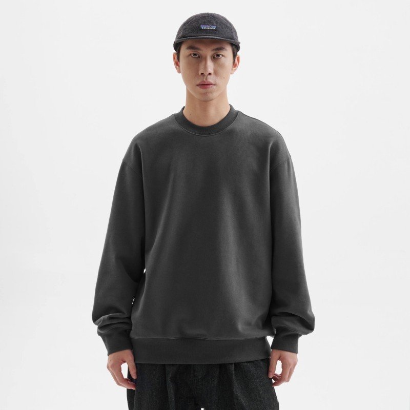 Men's Solid Color Fleece-lined Jacket With A Hoodie Inside