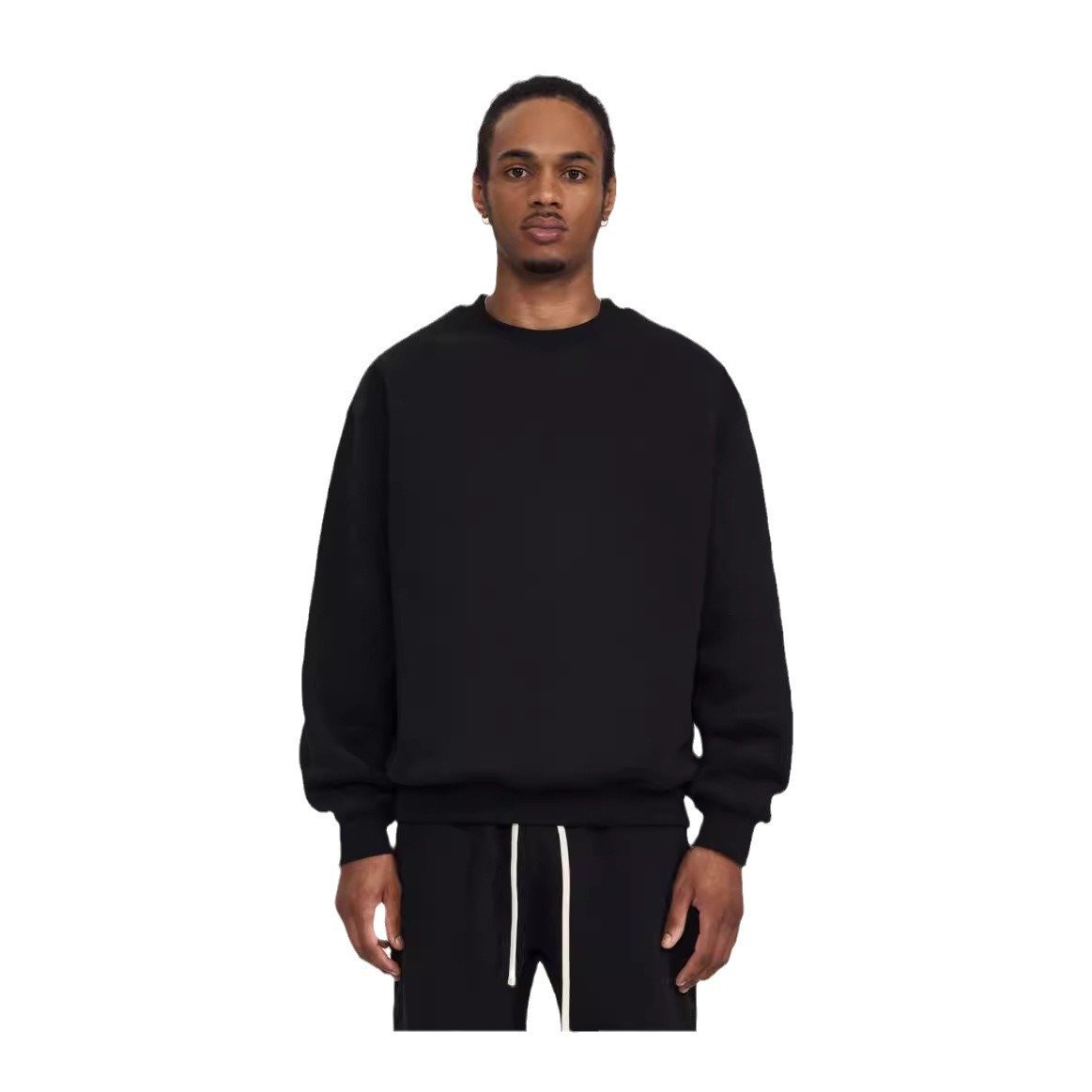 Men's Solid Color Fleece-lined Jacket With A Hoodie Inside - Image 4