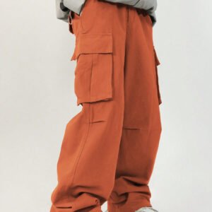 Casual Loose Three-dimensional Pocket Fried Street Overalls