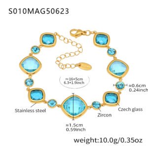 18k Gold-Plated Summer Beach-Style Light-Luxury Anklet Foot Jewelry