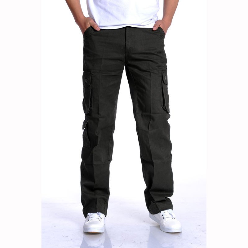 Men's Casual Sports Multi-pocket Loose Long Pants - Image 2