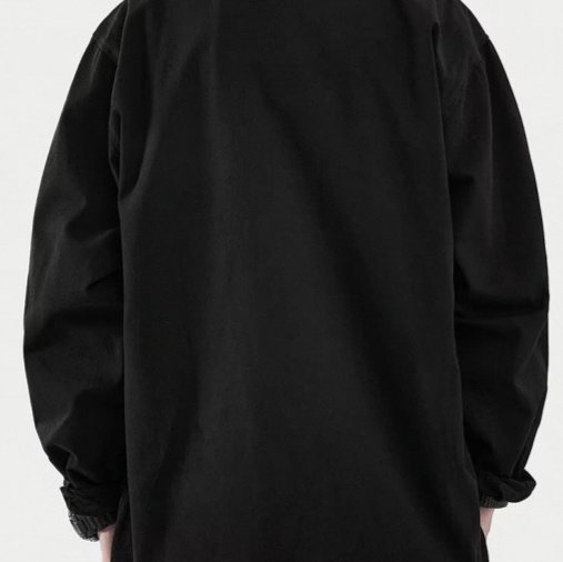 Loose Fit Men's Long Sleeve Japanese Casual Versatile Jacket - Image 2