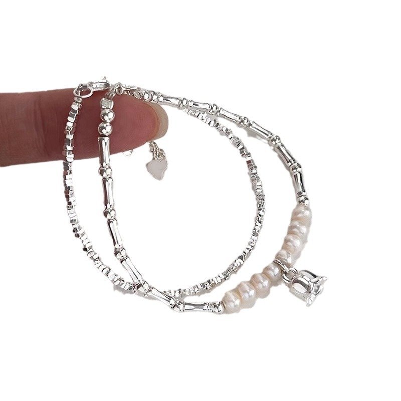 Korean-style Sweet And Cool Lily Of The Valley Pendant Bracelet - Image 5