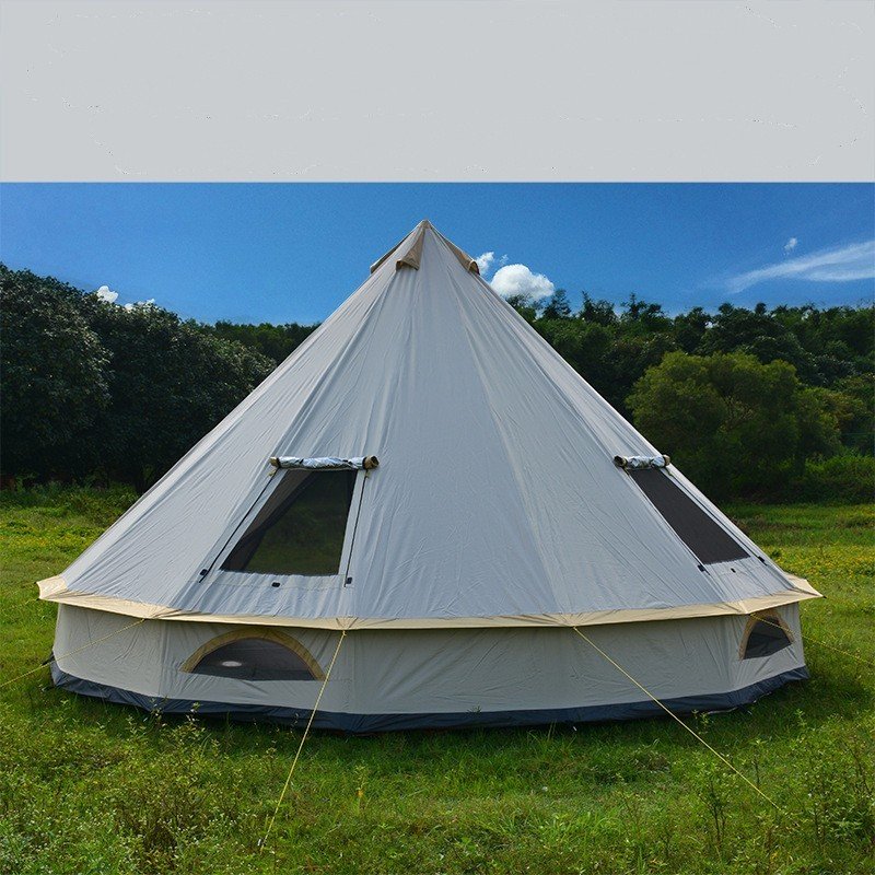 Yurt Tent Outdoor Camping Pyramid Chimney Sunscreen - Image 2