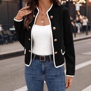 Scoop High-grade Casual Fashion Short Jacket