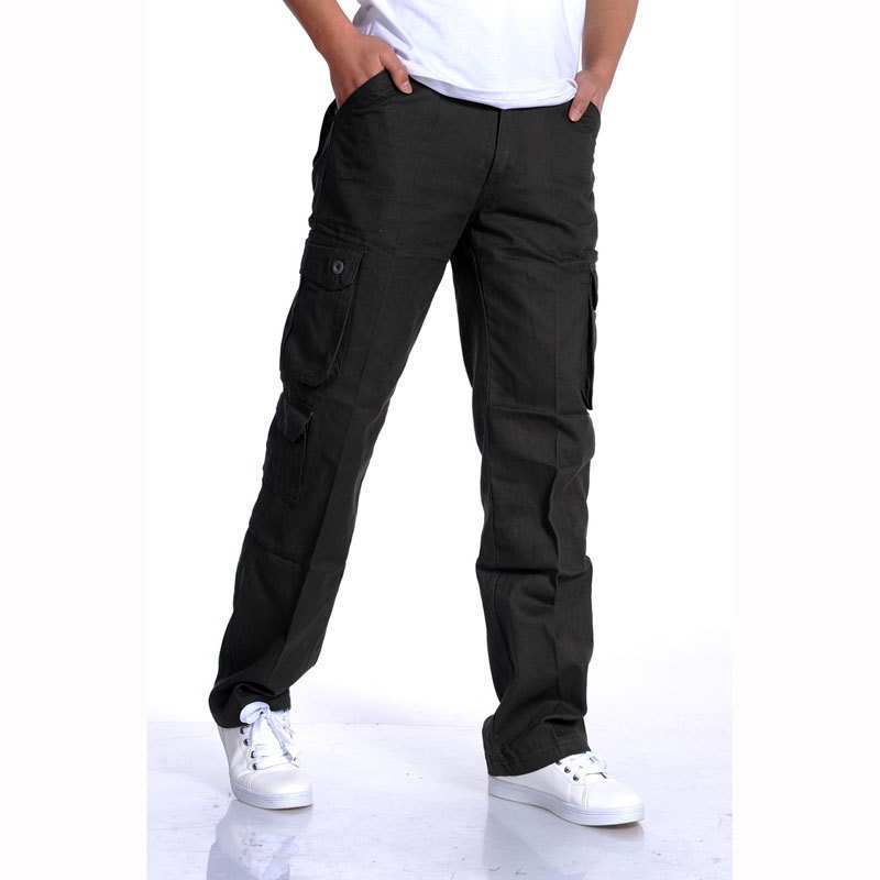 Men's Casual Sports Multi-pocket Loose Long Pants - Image 5