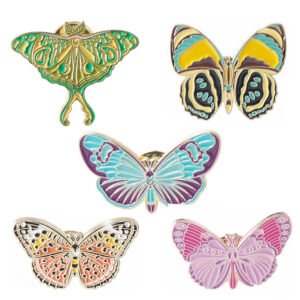 Colorful Butterfly Insect Alloy Brooch Creative