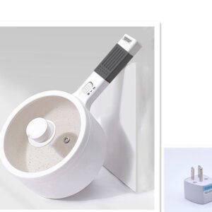 White Electric Cooker Multi Functional Student Noodle Hot Pot