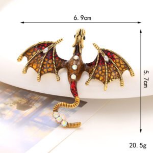 Diy Dripping Enamel Dragon Diamond Animal Accessories