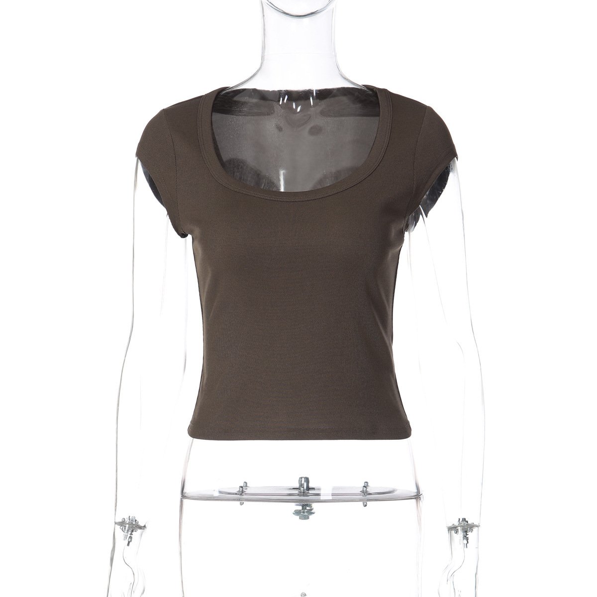 Women's Fashionable Slim-fit Cropped Top - Image 6