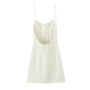 New Autumn Backless Stretchy Short Dress