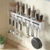 Stainless Steel Storage Rack With Chopsticks And Knives