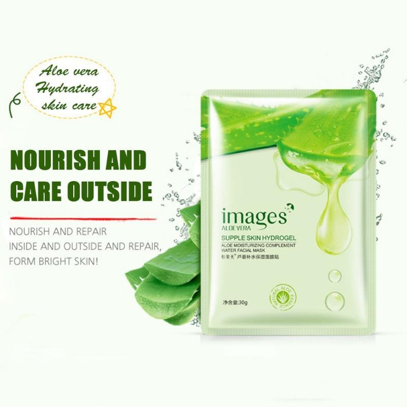 Beautiful Image Aloe Facial Mask Moisturizing Natural Aloe Vera Gel Cosmetic Care - Image 3
