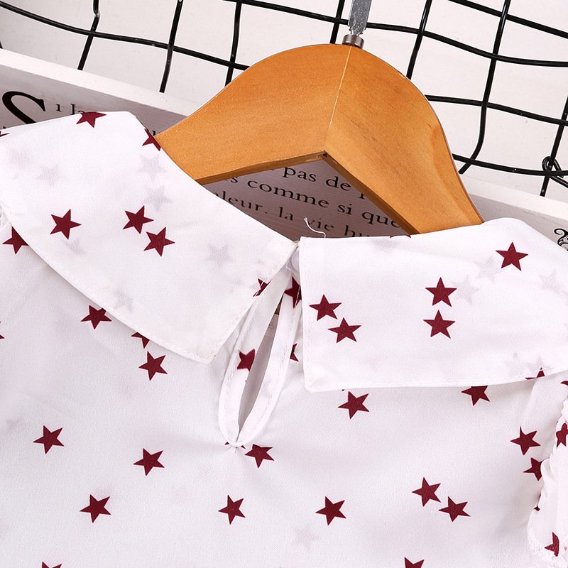 Autumn And Winter New Children's Clothing Korean Version Of The Star Long-sleeved Top Dress Pants - Image 3